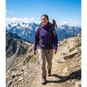 ARC'TERYX Vintage Women's Purple Softshell Jacket Gorpcore Hiking 00s sz M 8-10